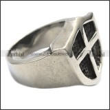Simple Shield Ring r002312