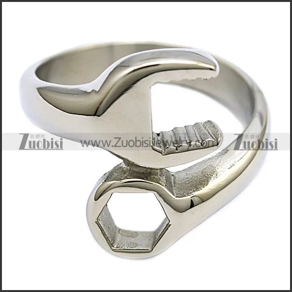 Stainless Steel Spanner Ring -JR330007