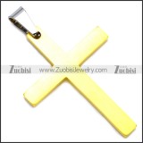 Stainless Steel Cross Pendant -JP050644