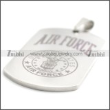Stainless Steel Air Force Pendant p010423S4