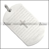 Stainless Steel Pendant p010436S6