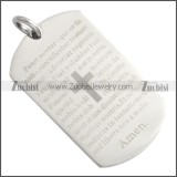 Stainless Steel Pendant p010436S4