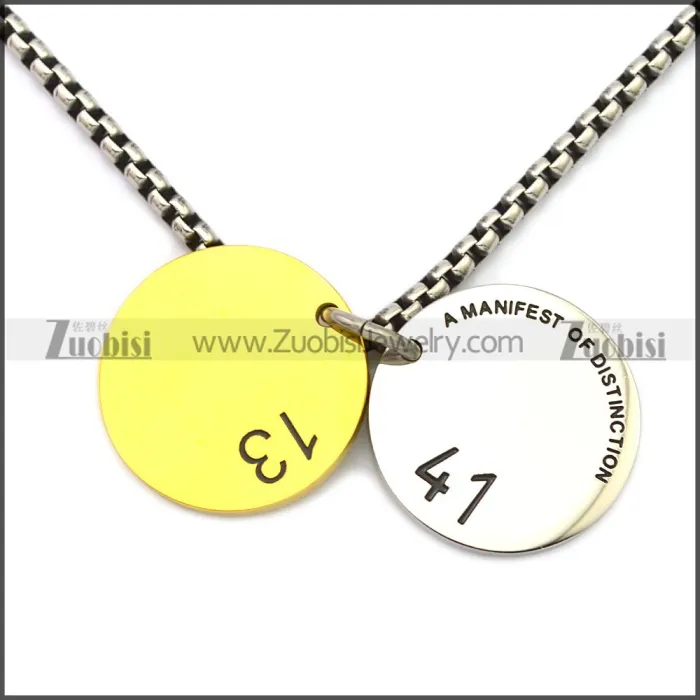 Stainless Steel Pendant p010468SG2
