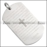 Stainless Steel Pendant p010436S5