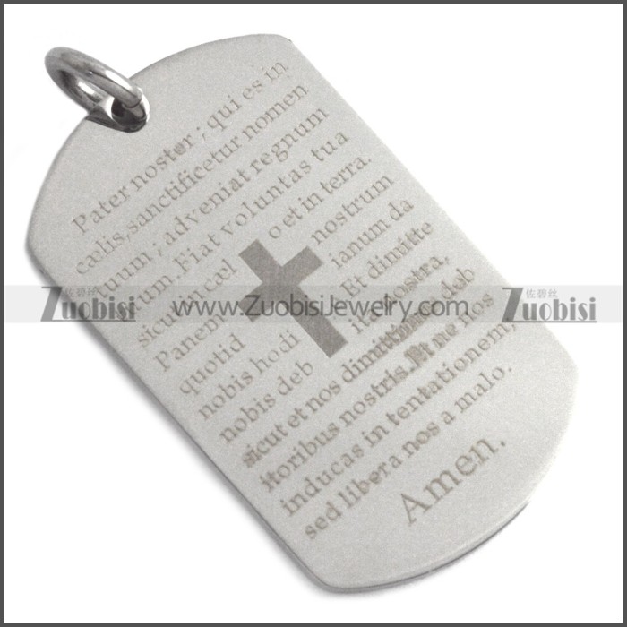 Stainless Steel Pendant p010436S2