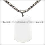Stainless Steel Pendant p010488S1