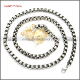 Stainless Steel Chain Neckalce n003083SHW7
