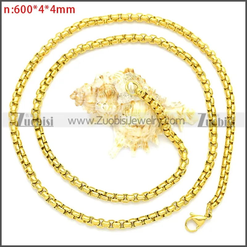 Stainless Steel Chain Neckalce n003083GW4