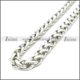 Stainless Steel Chain Neckalce n003084SW3