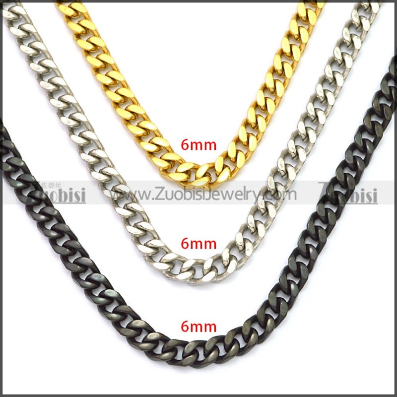 Stainless Steel Chain Neckalce n003116S