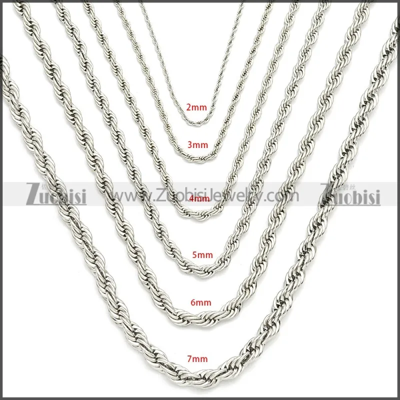 Stainless Steel Chain Neckalce n003086SW7