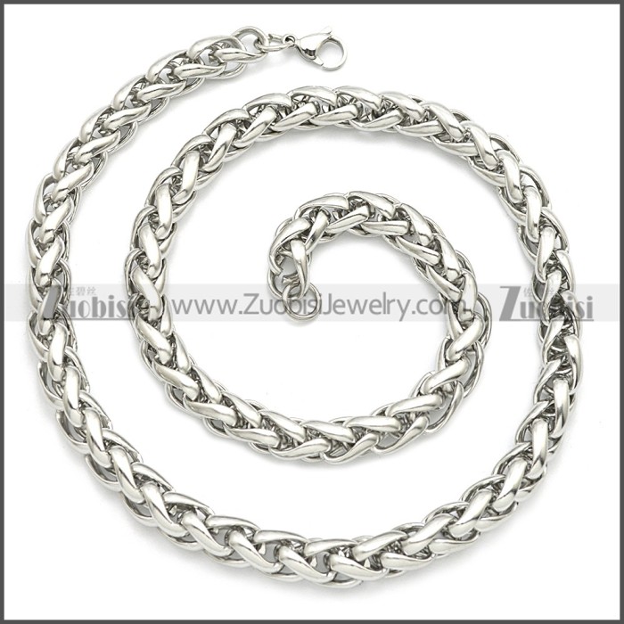 Stainless Steel Chain Neckalce n003084SW6