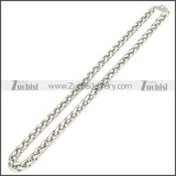 Stainless Steel Wheat Chain Neckalce n003094SW5