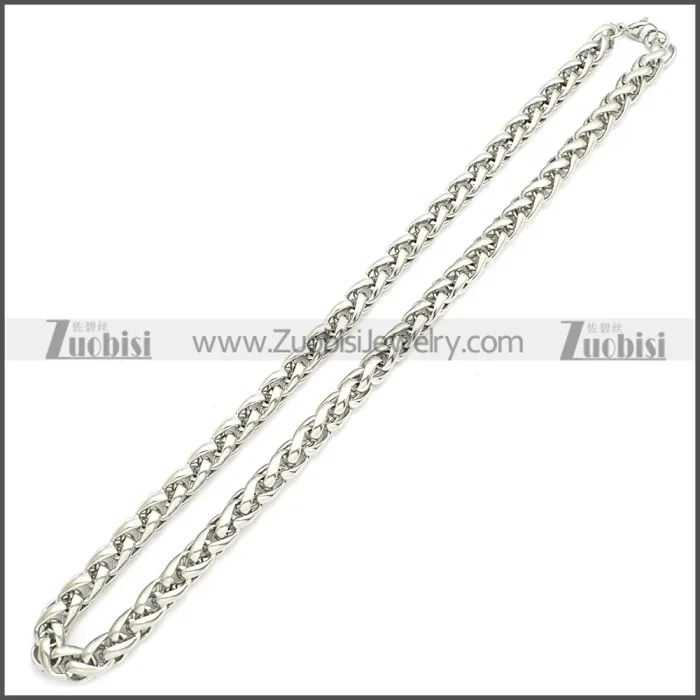 Stainless Steel Wheat Chain Neckalce n003094SW6