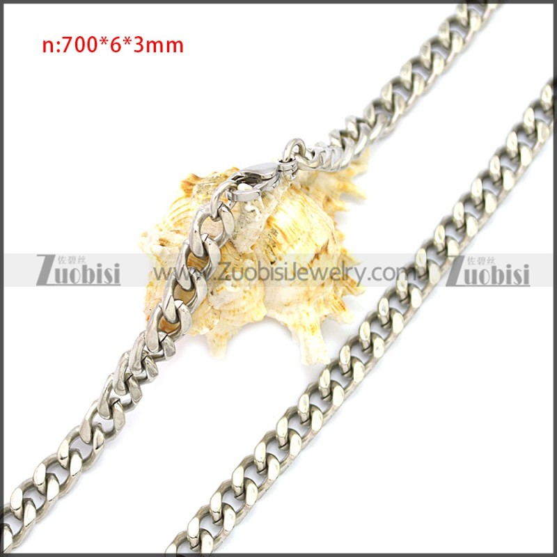 Stainless Steel Chain Neckalce n003116S