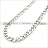 Stainless Steel Cuban Chain Necklace n003090SW3