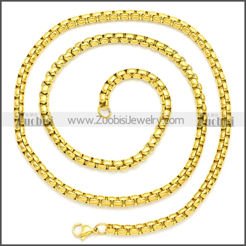 Stainless Steel Chain Neckalce n003083GW3