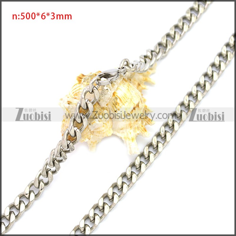 Stainless Steel Chain Neckalce n003114S