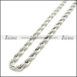 Stainless Steel Rope Chain Neckalce n003096SW6