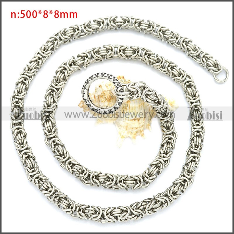 Stainless Steel Chain Neckalce n003107S