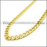 Stainless Steel Cuban Chain Necklace n003090GW5