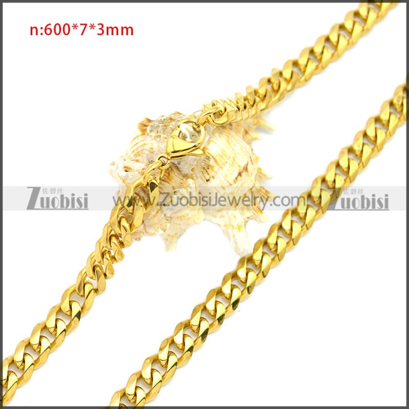 Stainless Steel Chain Neckalce n003118G1