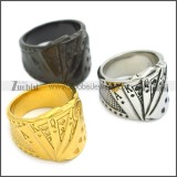 Stainless Steel Ring r008437G
