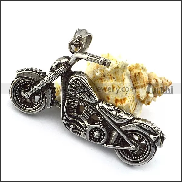 Solid Stainless Steel Motorcycle Pendant for bikers