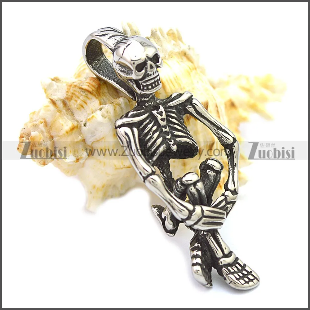 316 Stainless Steel Skeleton Pendant