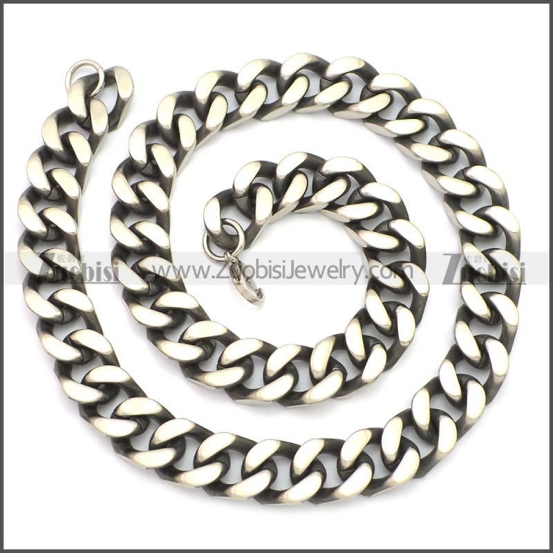 Stainless Steel Chain Neckalce n003135SH