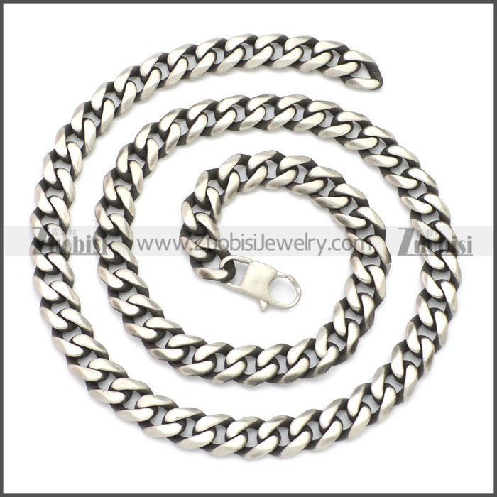 Stainless Steel Chain Neckalce n003138SHW10