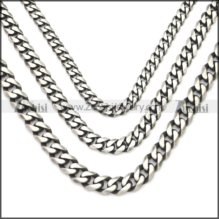 Stainless Steel Chain Neckalce n003138SHW10