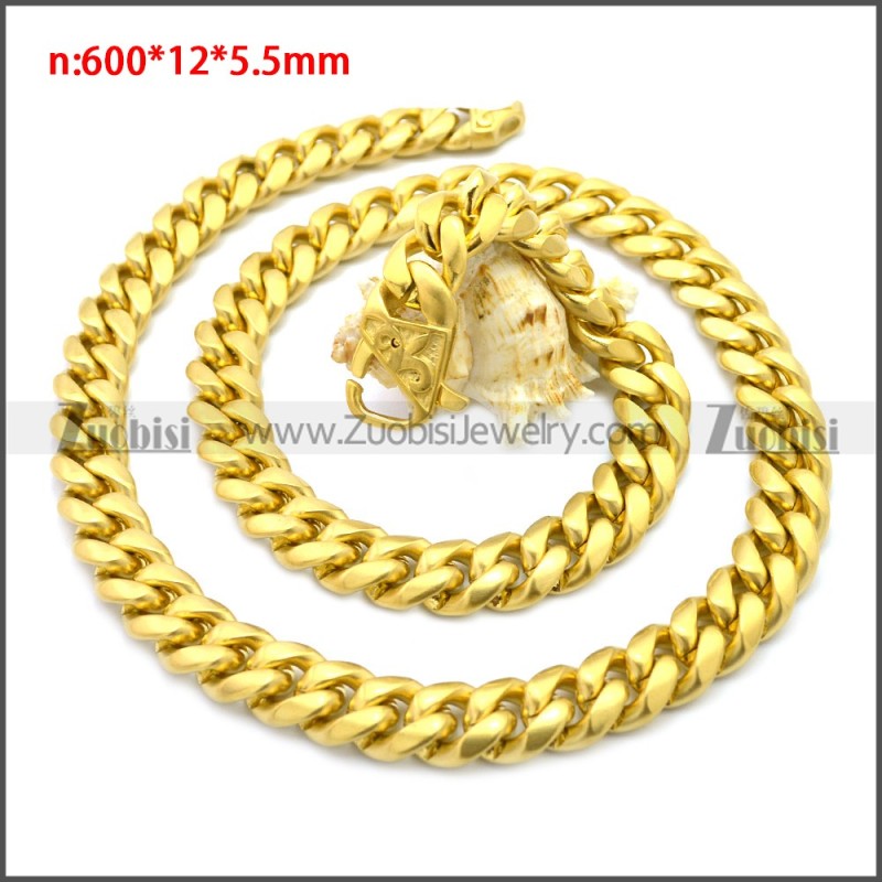 Stainless Steel Chain Neckalce n003133G4