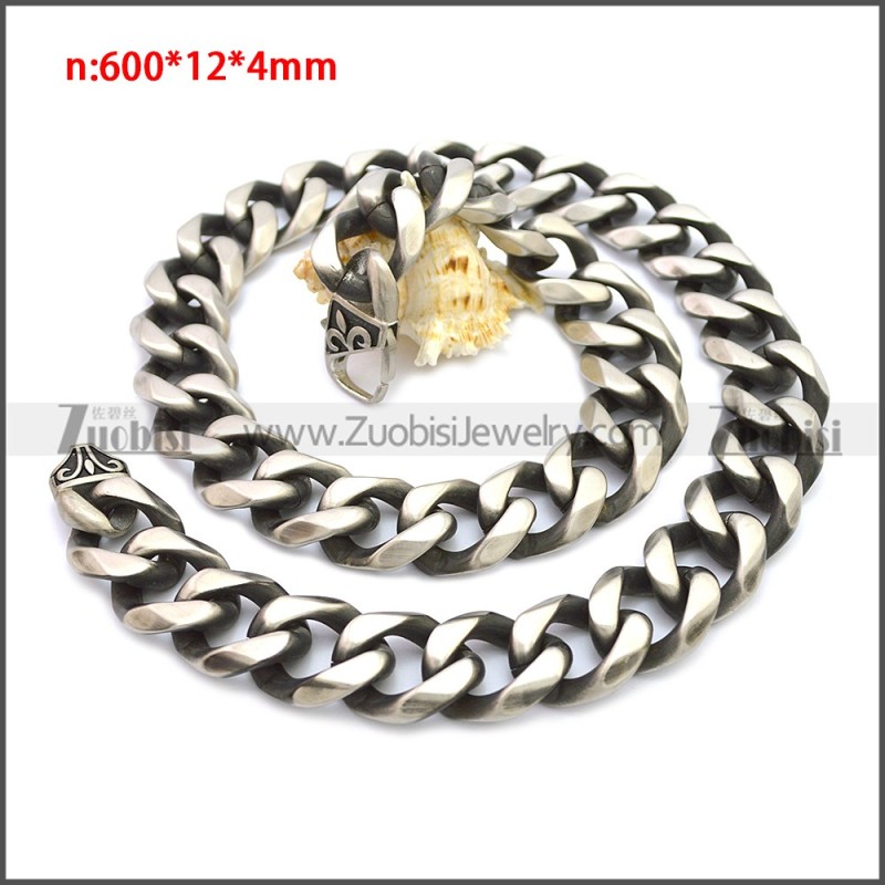 Stainless Steel Chain Neckalce n003137SHW20