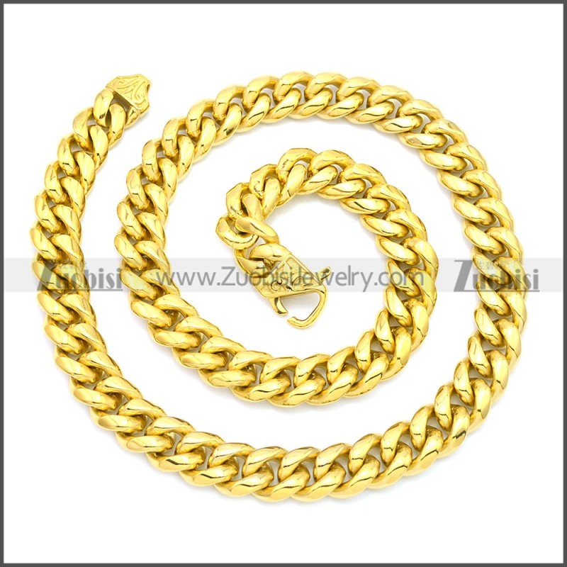 Stainless Steel Chain Neckalce n003133G2