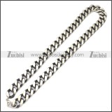 Stainless Steel Chain Neckalce n003135SH