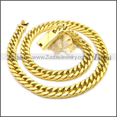 Stainless Steel Chain Neckalce n003121G