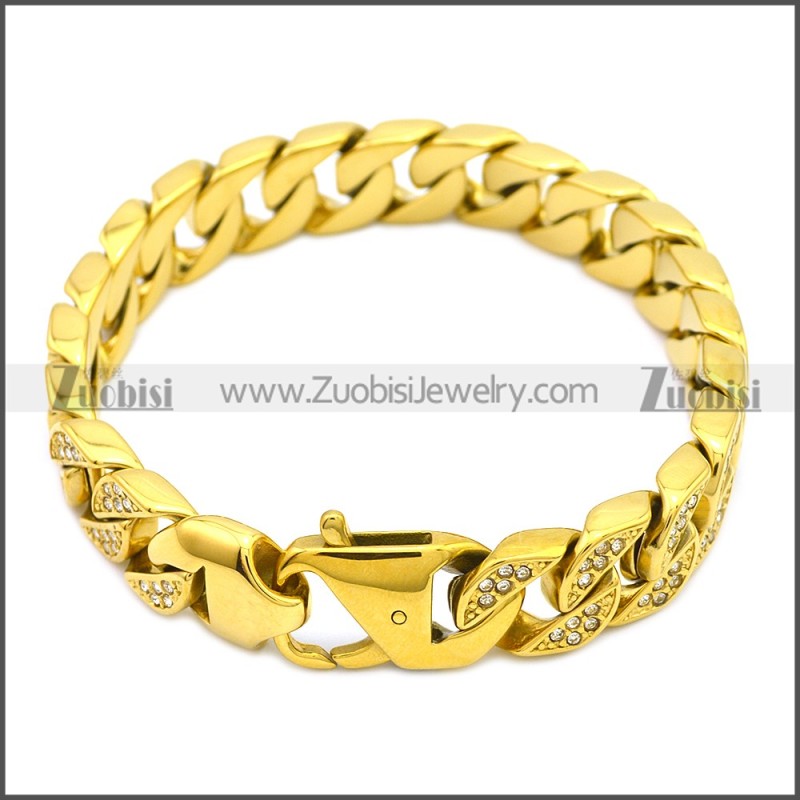 Stainless Steel Bracelet b009828GW13