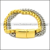 Stainless Steel Bracelet b009823GS