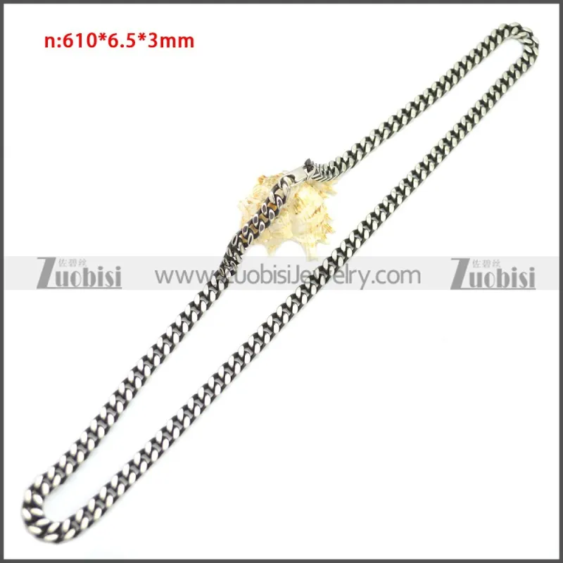 Stainless Steel Chain Neckalce n003144SA4