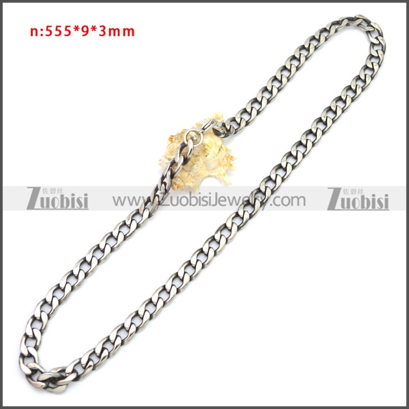 Stainless Steel Chain Neckalce n003141SA1