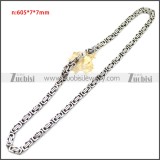 Stainless Steel Chain Neckalce n003147SA3