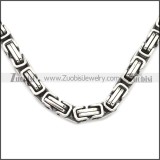 Stainless Steel Chain Neckalce n003147SA1