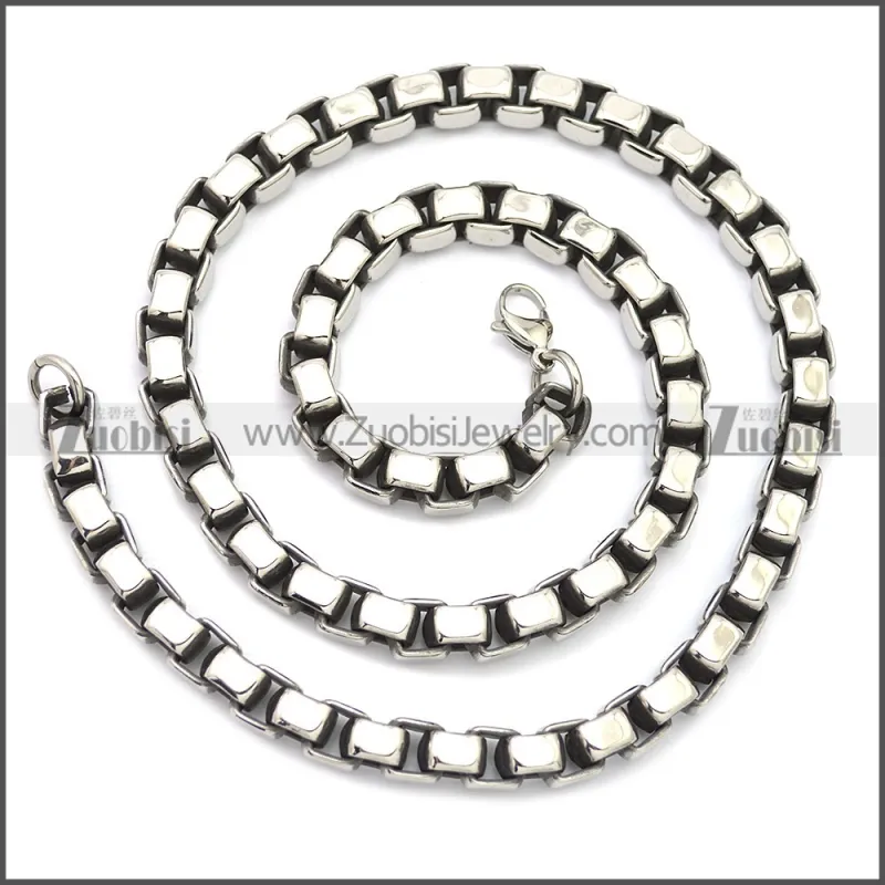 Stainless Steel Chain Neckalce n003150SA4