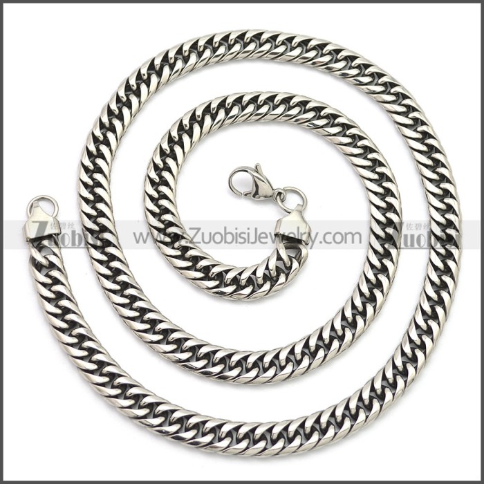 Stainless Steel Chain Neckalce n003149SA3