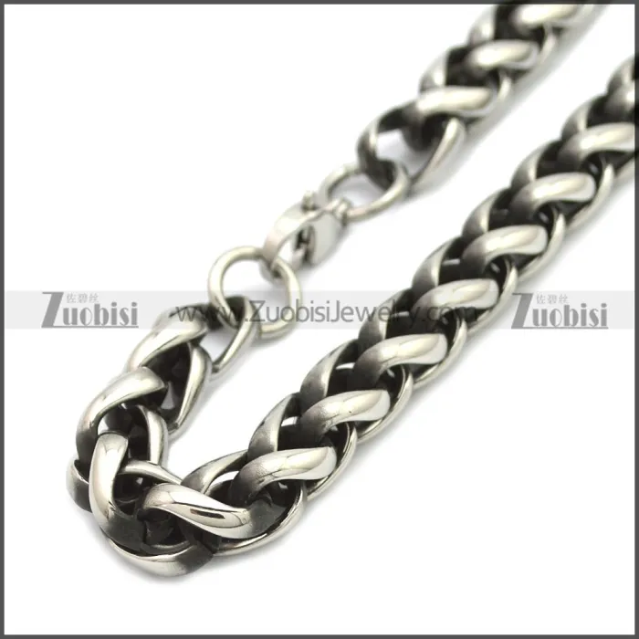 Stainless Steel Chain Neckalce n003143SA1