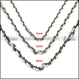 Stainless Steel Chain Neckalce n003146SA3