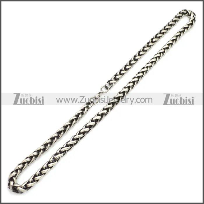 Stainless Steel Chain Neckalce n003143SA1