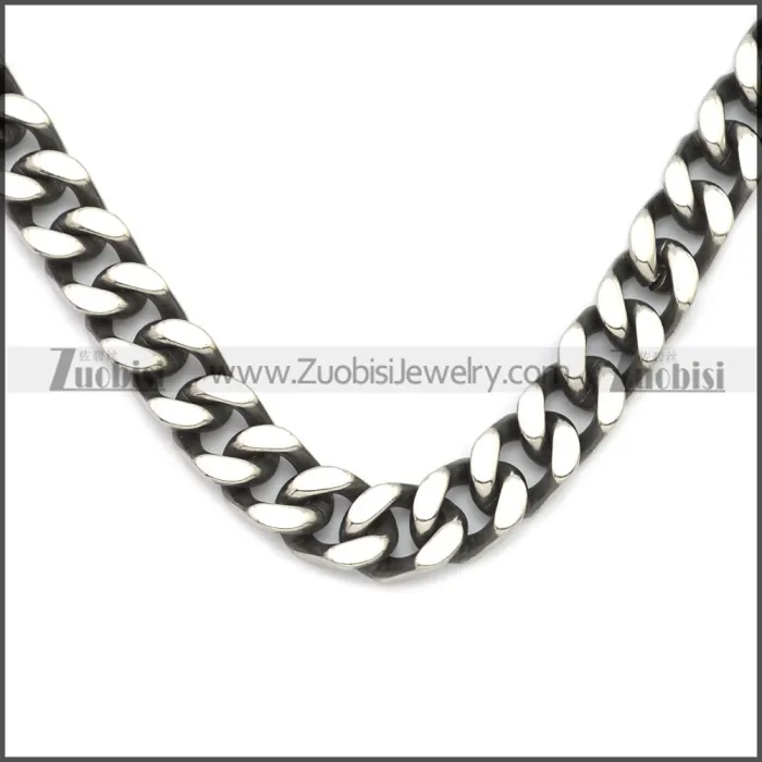 Stainless Steel Chain Neckalce n003144SA2