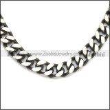 Stainless Steel Chain Neckalce n003148SA3